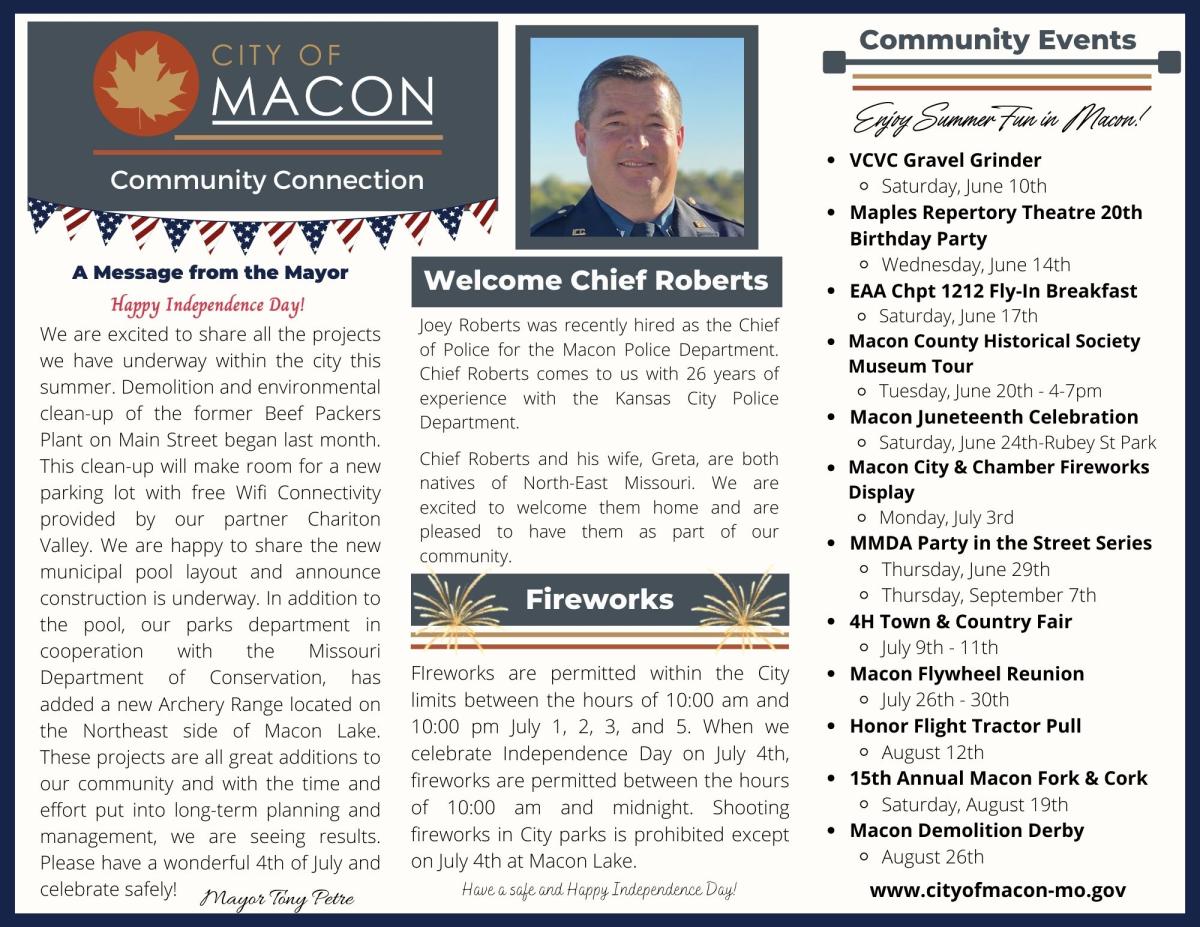 Macon Community Connection Pg 1 - May 2023